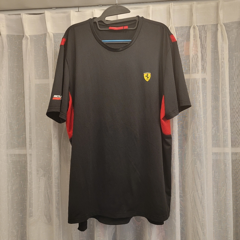 Ferrari Scuderia T Shirt Black & Red Size XL NWOT